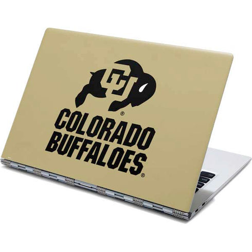 University of Colorado CU Collegiate Text Yoga 910 2-in-1 14in Touch-Screen Skin
