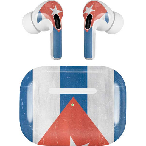 Cuban Flag Distressed AirPods Pro 2nd Gen Skin