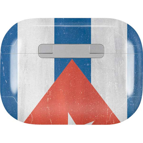 Cuban Flag Distressed AirPods Pro 2nd Gen Skin