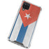 Cuban Flag Distressed Galaxy A12 Clear Case