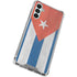 Cuban Flag Distressed Galaxy A14 5G Clear Case