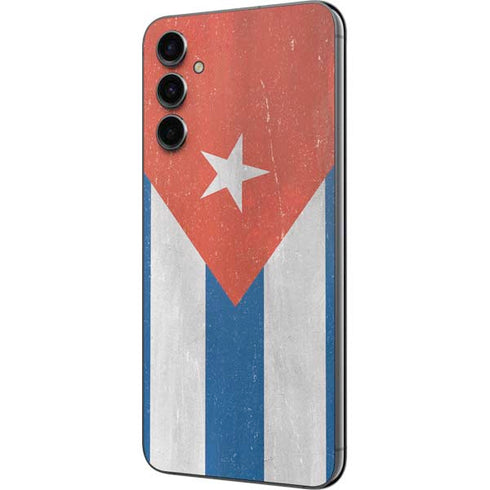 Cuban Flag Distressed Galaxy A14 5G Skin