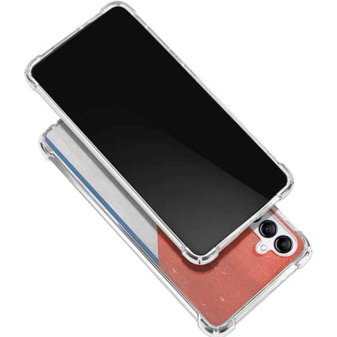 Cuban Flag Distressed Galaxy A15 5G Clear Case