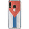 Cuban Flag Distressed Galaxy A30 Clear Case