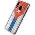 Cuban Flag Distressed Galaxy A30 Clear Case