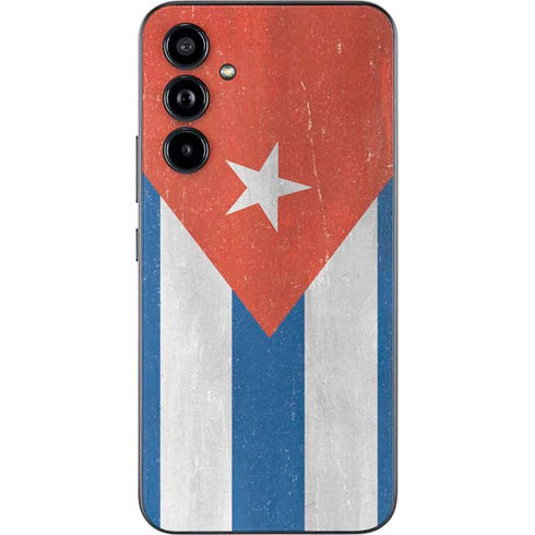 Cuban Flag Distressed Galaxy A54 5G Skin