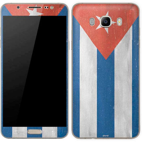 Cuban Flag Distressed Galaxy J7 Skin