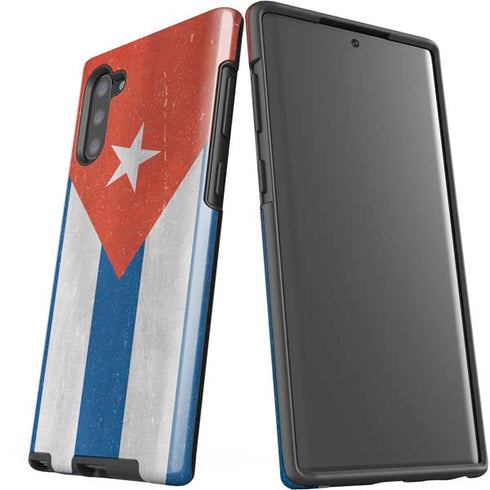 Cuban Flag Distressed Galaxy Note 10 Pro Case