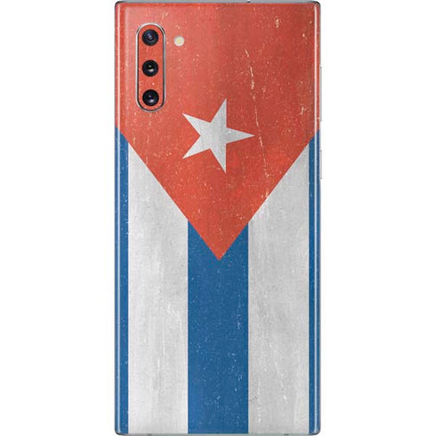 Cuban Flag Distressed Galaxy Note 10 Skin