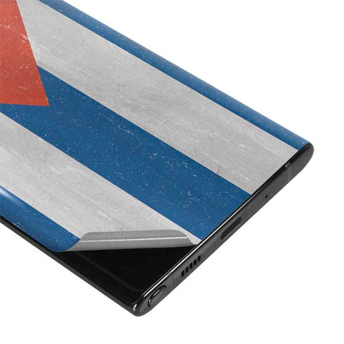 Cuban Flag Distressed Galaxy Note 10 Skin