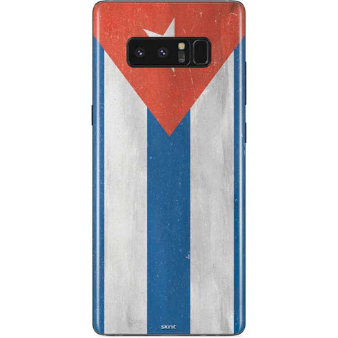 Cuban Flag Distressed Galaxy Note 8 Skin