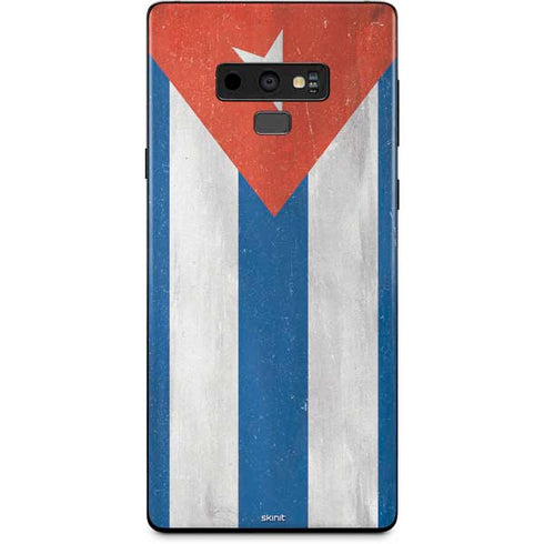 Cuban Flag Distressed Galaxy Note 9 Skin