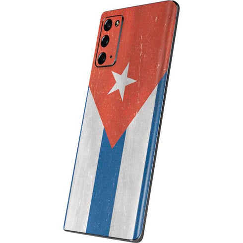 Cuban Flag Distressed Galaxy Note20 5G Skin