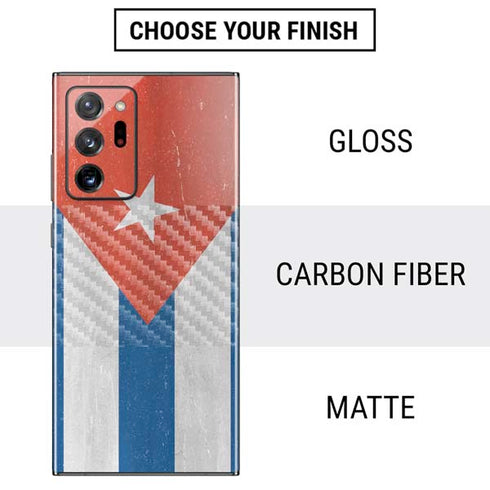 Cuban Flag Distressed Galaxy Note20 Ultra 5G Skin