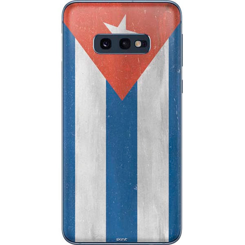 Cuban Flag Distressed Galaxy S10e Skin