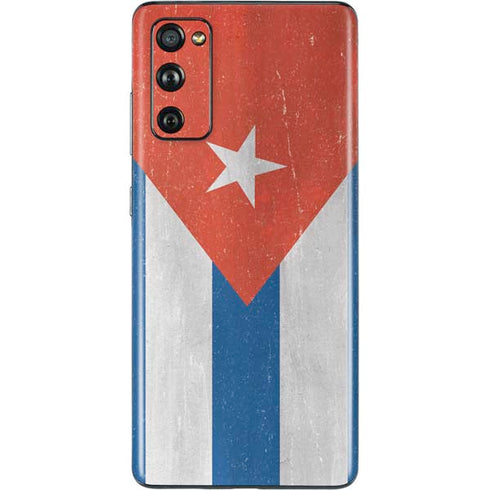 Cuban Flag Distressed Galaxy S20 Fan Edition Skin