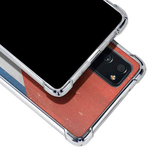 Cuban Flag Distressed Galaxy S20 FE Clear Case