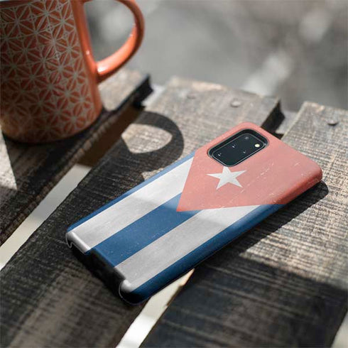 Cuban Flag Distressed Galaxy S20 Plus Pro Case