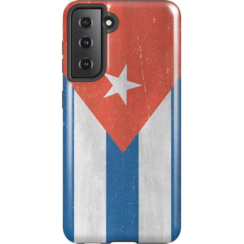 Cuban Flag Distressed Galaxy S21 5G Pro Case