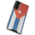 Cuban Flag Distressed Galaxy S21 FE Clear Case