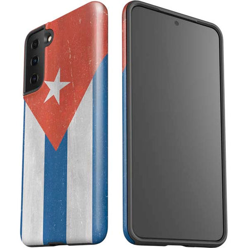 Cuban Flag Distressed Galaxy S21 FE Pro Case