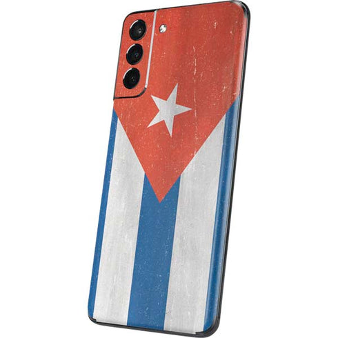 Cuban Flag Distressed Galaxy S21 Plus 5G Skin