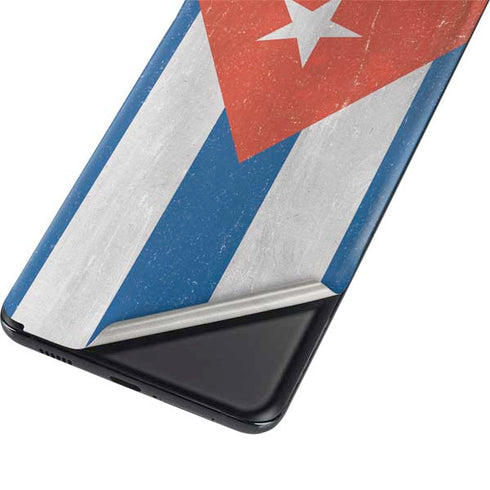 Cuban Flag Distressed Galaxy S21 Ultra 5G Skin