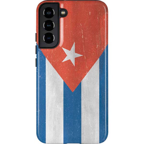 Cuban Flag Distressed Galaxy S22 Plus Pro Case