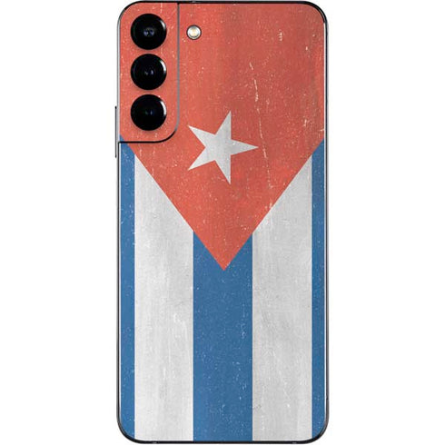 Cuban Flag Distressed Galaxy S22 Plus Skin