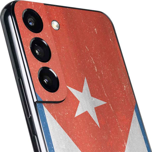 Cuban Flag Distressed Galaxy S22 Plus Skin