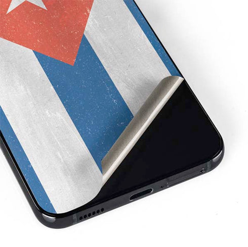 Cuban Flag Distressed Galaxy S22 Plus Skin
