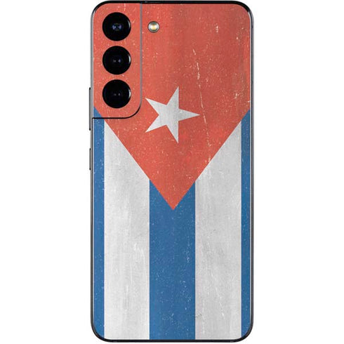 Cuban Flag Distressed Galaxy S22 Skin