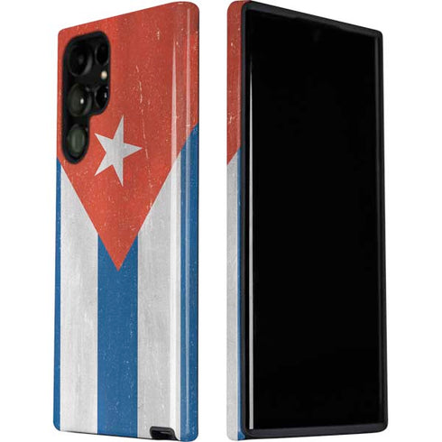 Cuban Flag Distressed Galaxy S22 Ultra Pro Case