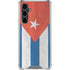 Cuban Flag Distressed Galaxy S23 FE Clear Case