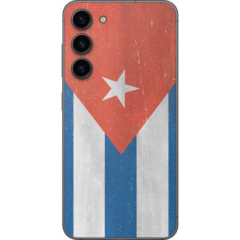 Cuban Flag Distressed Galaxy S23 Plus Skin