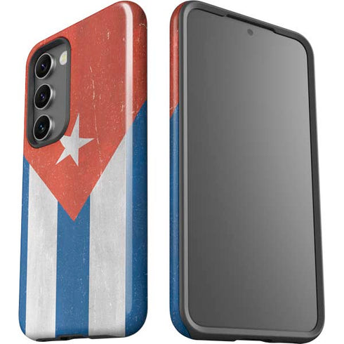 Cuban Flag Distressed Galaxy S23 Pro Case