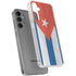 Cuban Flag Distressed Galaxy S24 Plus Clear Case