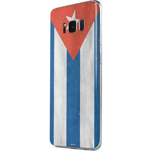 Cuban Flag Distressed Galaxy S8 Skin