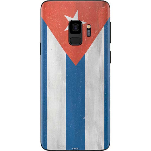 Cuban Flag Distressed Galaxy S9 Skin