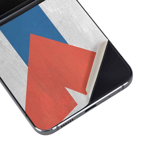 Cuban Flag Distressed Galaxy Z Flip5 5G Skin