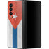 Cuban Flag Distressed Galaxy Z Fold3 5G Skin