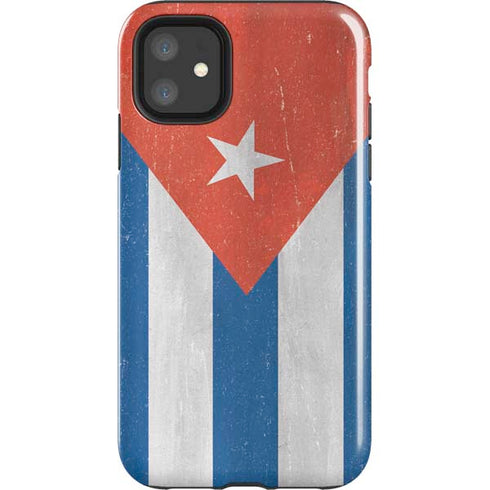 Cuban Flag Distressed iPhone 11 Impact Case