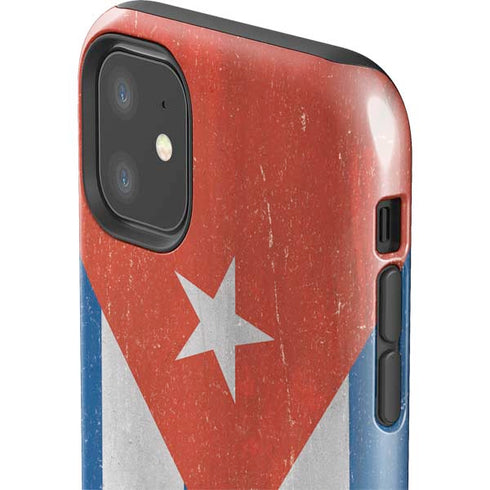 Cuban Flag Distressed iPhone 11 Impact Case