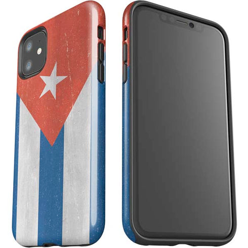 Cuban Flag Distressed iPhone 11 Impact Case