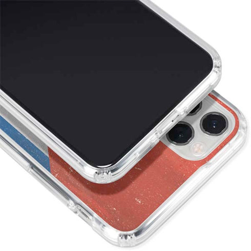 Cuban Flag Distressed iPhone 11 Pro Clear Case