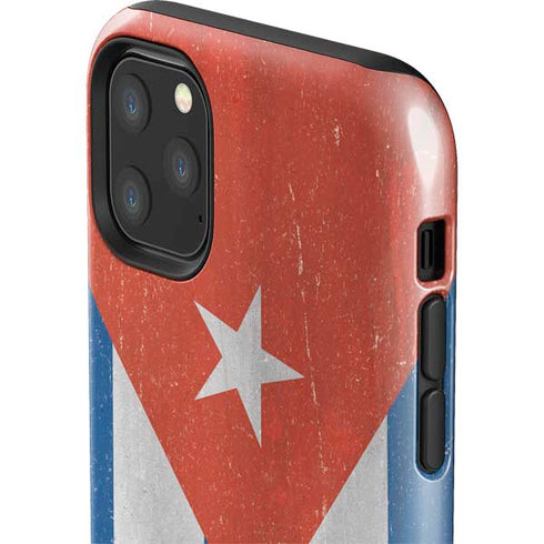 Cuban Flag Distressed iPhone 11 Pro Max Impact Case