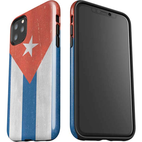 Cuban Flag Distressed iPhone 11 Pro Max Impact Case