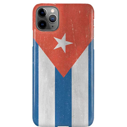 Cuban Flag Distressed iPhone 11 Pro Max Lite Case