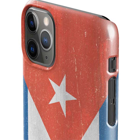 Cuban Flag Distressed iPhone 11 Pro Max Lite Case