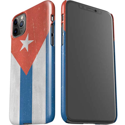 Cuban Flag Distressed iPhone 11 Pro Max Lite Case